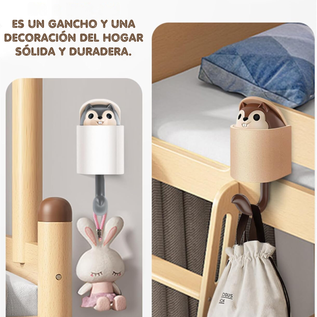 Gancho para colgar llaves y cosas de pared